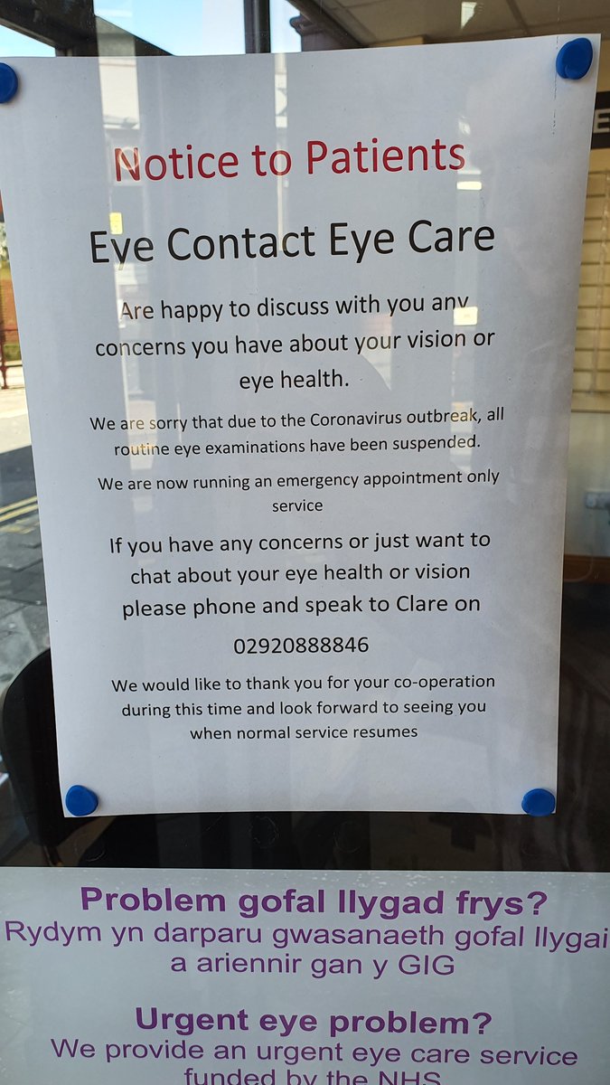 OEyecare's tweet photo. Latest update here @OEyecare Any urgent spectacle orders please contact us. The image is the limited selection available during this time. For full range see https://t.co/tKm3H6zFiR 
Stay safe! See you all when normal service resumes.#eyeconacteyecare #ecec #coronavirus #covid19 https://t.co/qmWOofWVOA