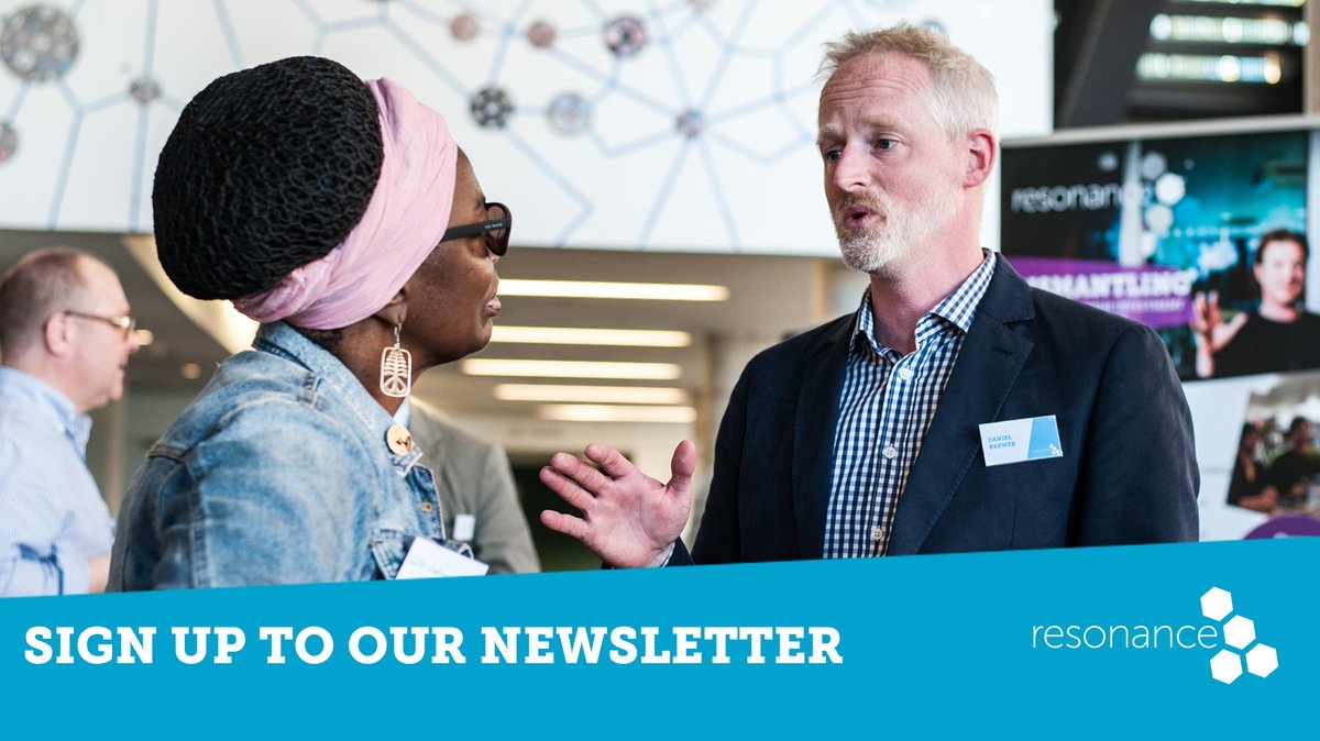 If you would like an update on @resonanceltd every other month, please do sign up to our newsletter bit.ly/Resonance_News…. Hear first hand from our CEO Daniel Brewer & keep up to date with the latest impact stories and news.