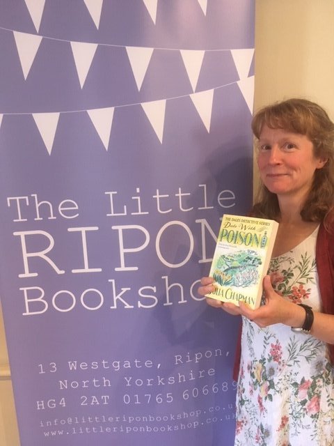 Day 11 and it's another fabulous indie,  @LitRiponBkshop A real delight to visit and work with (even if I did manage to lose my wedding ring at our first event together). They're closed for now, but you can show your love by calling in when this is all over...  #BackABookshop
