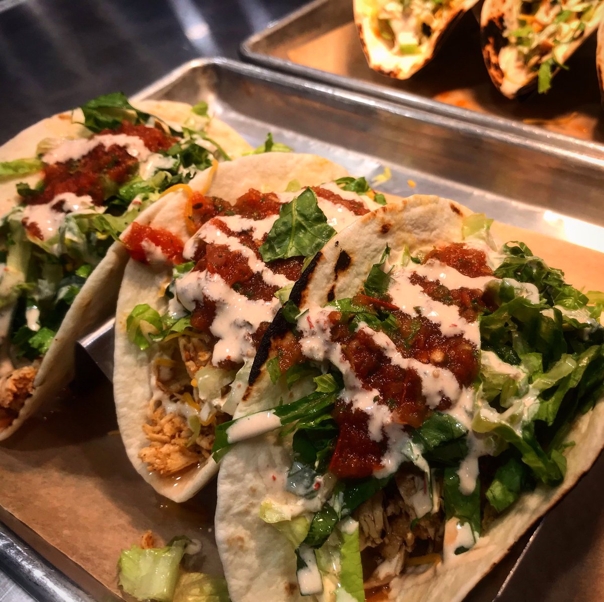 Tuesday’s are for tacos! Pulled chicken tacos are here to make your quarantine better 🌮🌮🌮 
•#bbq #indianasmokehouse #food #foodie #yum #tacos #chickentacos #bbqlovers #tacolover #tacotuesday #quarantine #eatlocal #supportsmallbusiness #smallbuisness #columbusindiana #indiana