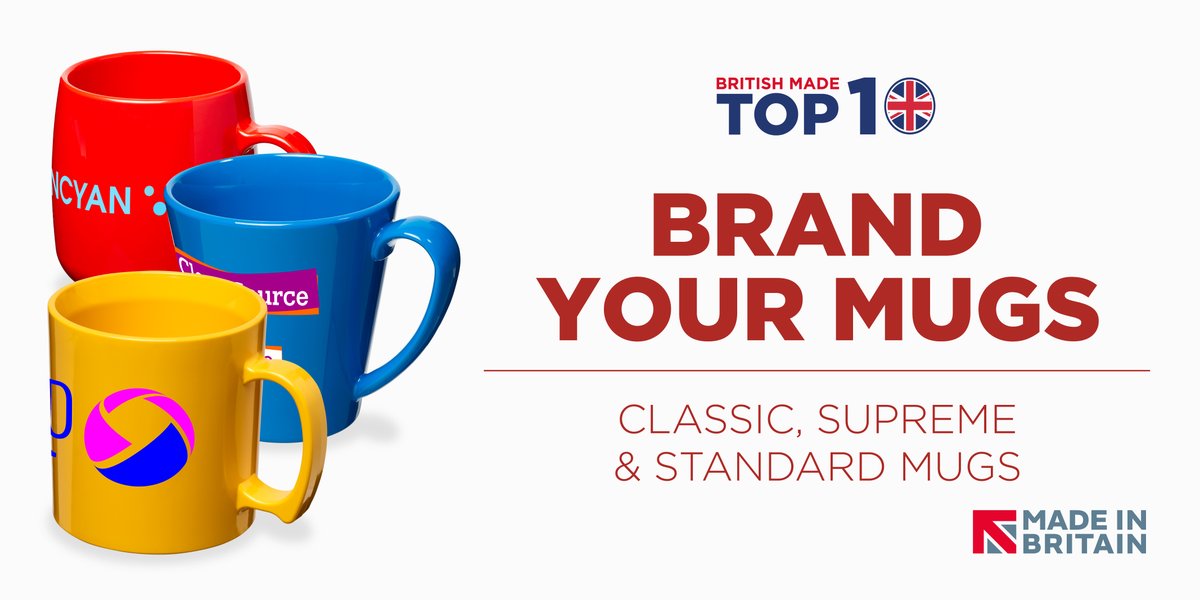 Branded mugs. Use your customers desktops as an opportunity to get your brand seen with a Classic, Supreme or Standard Mug. View the full range on the PF Store: ow.ly/dd7s50yXIPC
#BrandedMugs #PFConcept #MadeInBritain