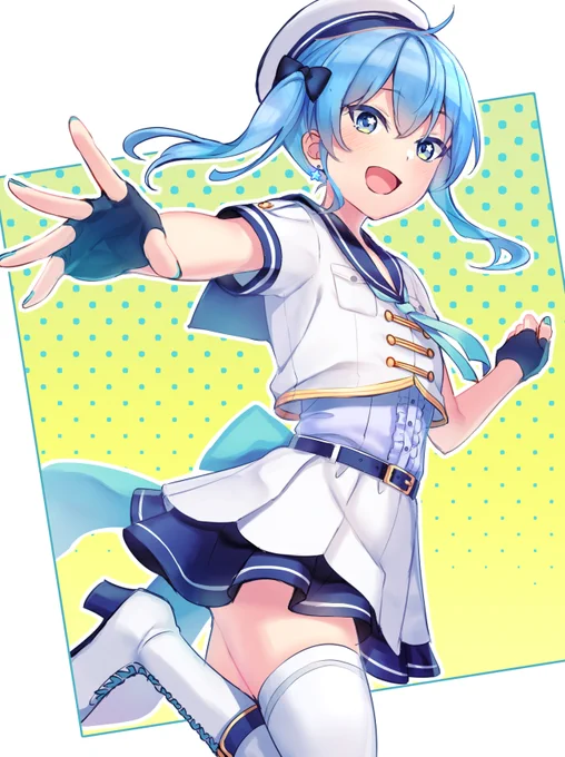 すいちゃんの新衣装(?)のイラスト描いてみた
ヒプマイ木村さんの話に感動して画面から飛び出るような元気さをイメージしてみました
#ほしまちぎゃらりー 