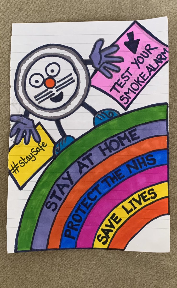 Saras__Tweets's tweet photo. On my โday offโ from work today, and whilst staying at home for the #coronavirus #lockdown, I took the opportunity for a bit of #metime to take part in the @LFBFireCadets week 1 challenge!
#StayHomeStaySafe #windowwellness #rainbowwindow #NHSThankYou
@LondonFire @UKFireCadets https://t.co/8uRYqWP53e