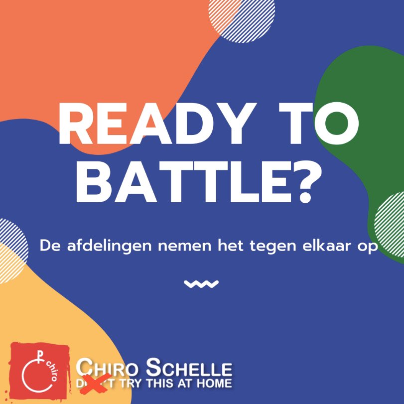 chiroschelle's tweet photo. Ben je lid, leiding of oudleiding van Chiro Schelle? Trek dan op zondag 5 april tegen 14u jullie uniform aan en doe via Facebook mee aan de Afdelingsbattle! 💪🏼🏆🤩 #chiroschelle #trythisathome #afdelingsbattle #coronatijden #blijfinuwkot https://t.co/V6GVPZ0rKS