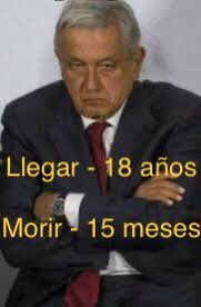 wadelacruz's tweet photo. 2021 MORENA MORIRA
RETWEETEA

@lopezobrador_ y este pésimo Gobierno; hicieron de MORENA un cadaver que apesta para el 2021

-Crisis
-Desempleo
-COVID
-Dólar carísimo
-Super Inflación
-Asesinatos
-SSa muerto
-Sin Dinero

RECUERDA ESTO EN 2021 Y AHORA SI SAL A VOTAR, POR FAVOR https://t.co/BKWpPL8agk