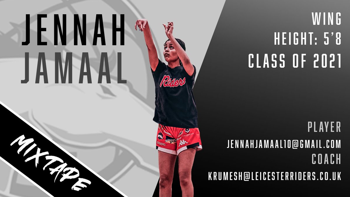 CharnwoodBball's tweet photo. Check out Class of 2021 Jennah Jamaal (@JamaalJennah)

Highlights from her recent breakout season of 2019/20 Season!

5'8 - Sharp Shooter -  Guard - Contact details on slides

💻: https://t.co/k5OlDdpydx

#BritishBasketball https://t.co/8UVUKqGoNw
