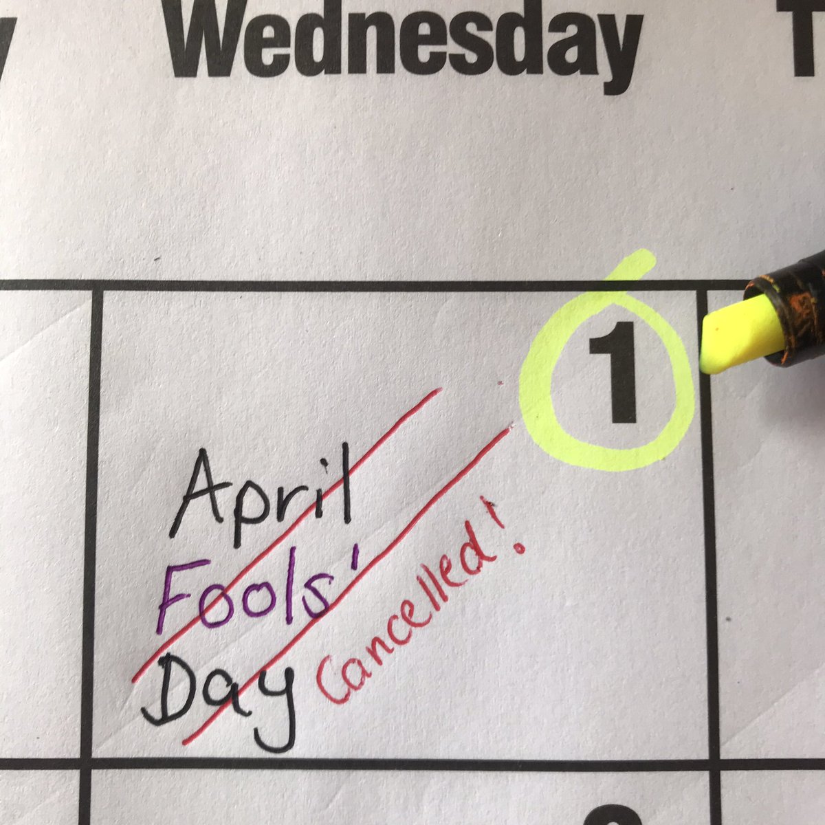 In case you were wondering. #AprilFoolsDay