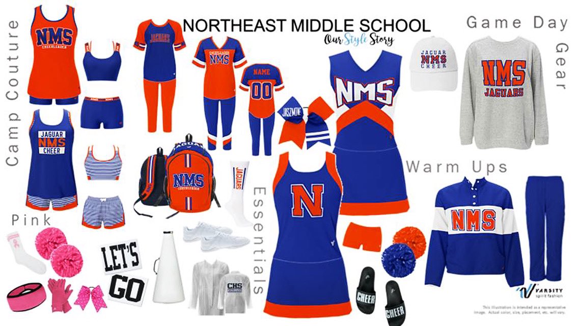 VSFJennifer's tweet photo. Love planning “virtually” with my coaches!!! Northeast Middle School are ready for their new year. 💙🧡 #VarsityStyle #GoJaguars https://t.co/SdY0N1VD9r
