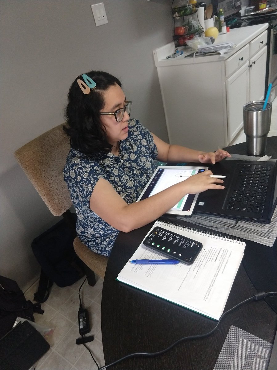 SendMawesome's tweet image. Talk about a technology Guru! Ms. Garnica from @NimitzVikings is #AllN with her kiddos still teaching at high levels! #PreCal #Whaaaa?