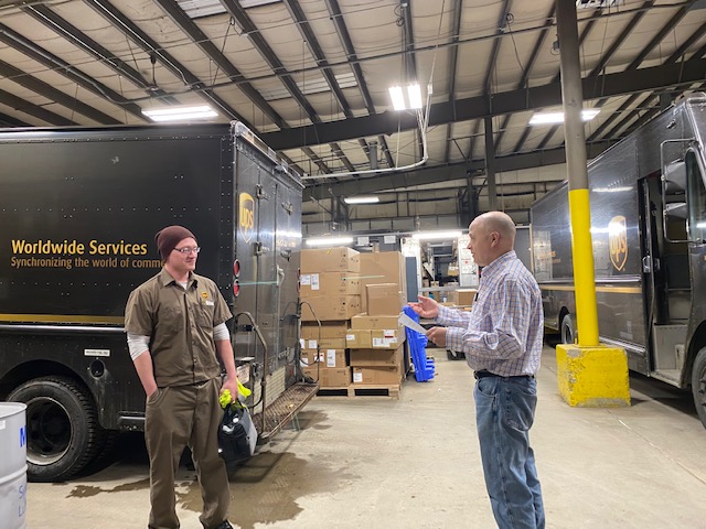 Rick and Steve are working hard every day to keep Deerfield informed through one-on-one discussions (while keeping their 6ft apart!)