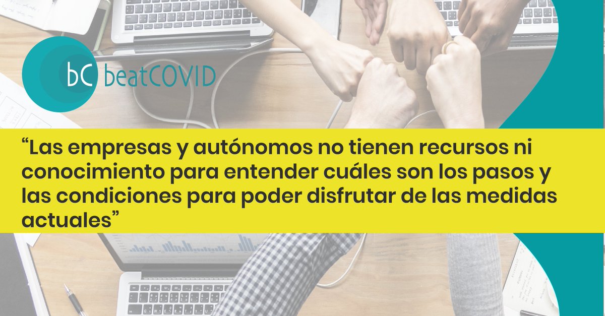 ❗️Más de 8 millones de empleos en juego: el 51% soportado por #autónomos, #pequeñas y micro-empresas en España.

Fuente: inciativa #beatCOVID

⭕️Noticia completa: bit.ly/343rOtV