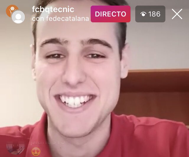 FCBQtecnic's tweet photo. 🏠 Comença el Clínic de Butxaca de @pol_velazquez a l’Instagram Live del @FCBQtecnic https://t.co/69Dnm9gn58 🏀 https://t.co/6NDHAy8yXt