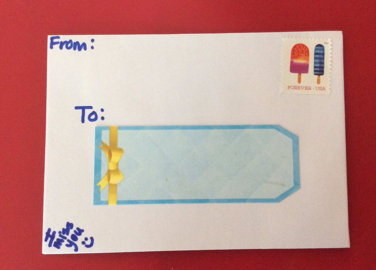 kerrie_krah's tweet photo. What if we each sent one note or card to someone who may be alone. Imagine the ripple effect from the good vibes. #leadwithlove #BetterTogether #medfieldps @MedfieldTeach #TuesdayThoughts #TuesdayMotivation #StayAtHome #SEL #coronavirus #COVID19 https://t.co/b6Lw6H9Skr