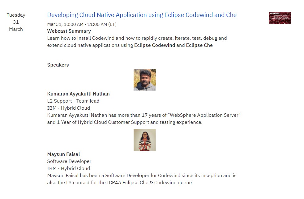Kabanero (@kabaneroio) on Twitter photo #WebinarReplay: You may be interested in learning how to install <a href="/EclipseCodewind/">Eclipse Codewind</a> and how to rapidly create, iterate, test, debug and extend #CloudNative applications. "Developing CloudNative Applications using EclipseCodewind and #Che".
bit.ly/2JsesOm #WebinarReplay: You may be interested in learning how to install <a href="/EclipseCodewind/">Eclipse Codewind</a> and how to rapidly create, iterate, test, debug and extend #CloudNative applications. "Developing CloudNative Applications using EclipseCodewind and #Che".
bit.ly/2JsesOm