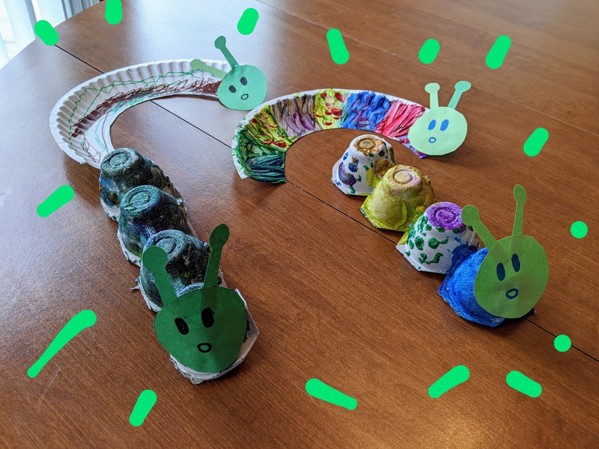AHParkDistrict's tweet photo. Why not read the Hungry Caterpillar at home, and also bring it into 3D life too! This fun craft uses simple to find supplies and is a fun way to let your kiddos imagination run wild. Show us your creativity! https://t.co/xnNYtp1ZaC
#WEPLAYEVERYDAY https://t.co/cVtFeKbpXA
