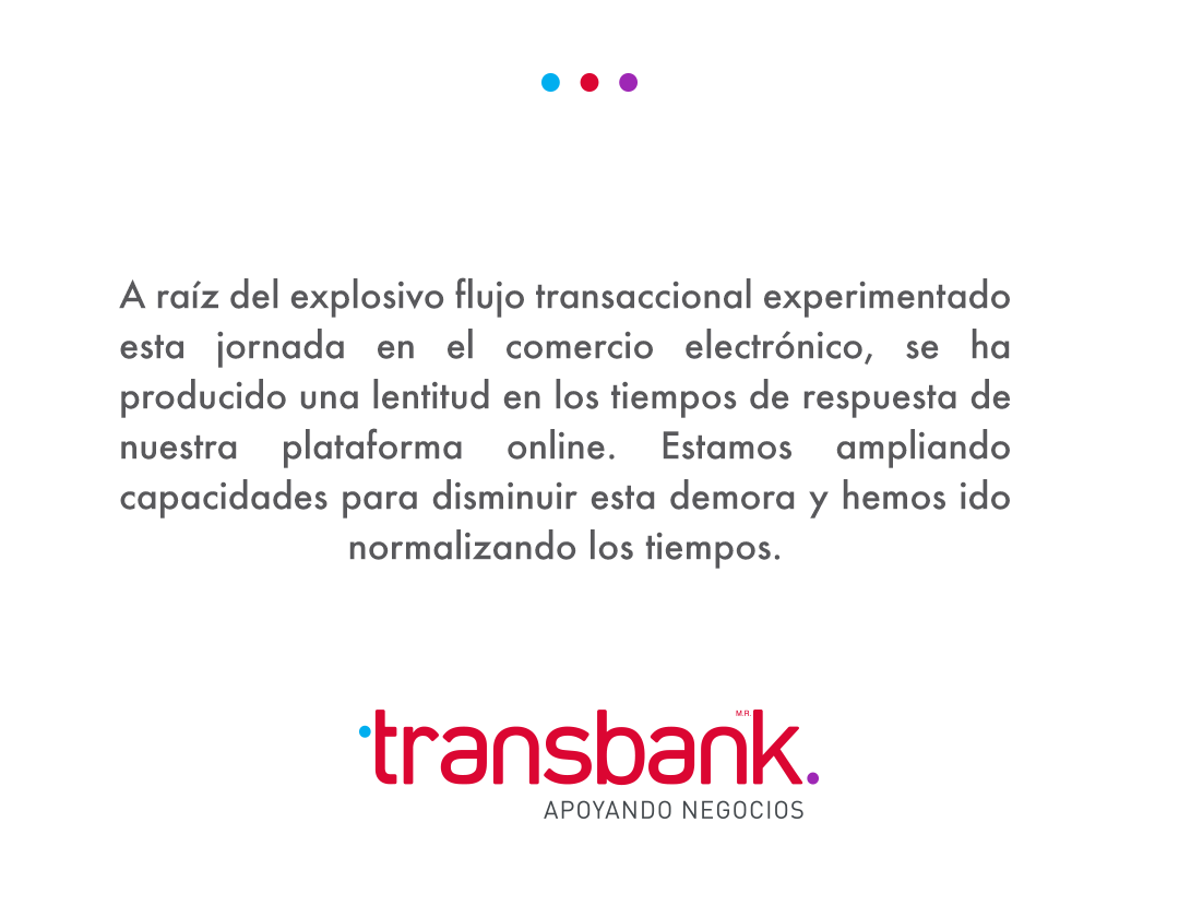 transbank's tweet photo. https://t.co/NTN12jHfnu
