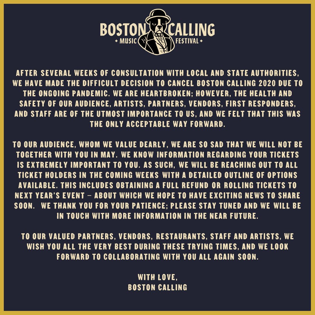 Boston Calling 2020