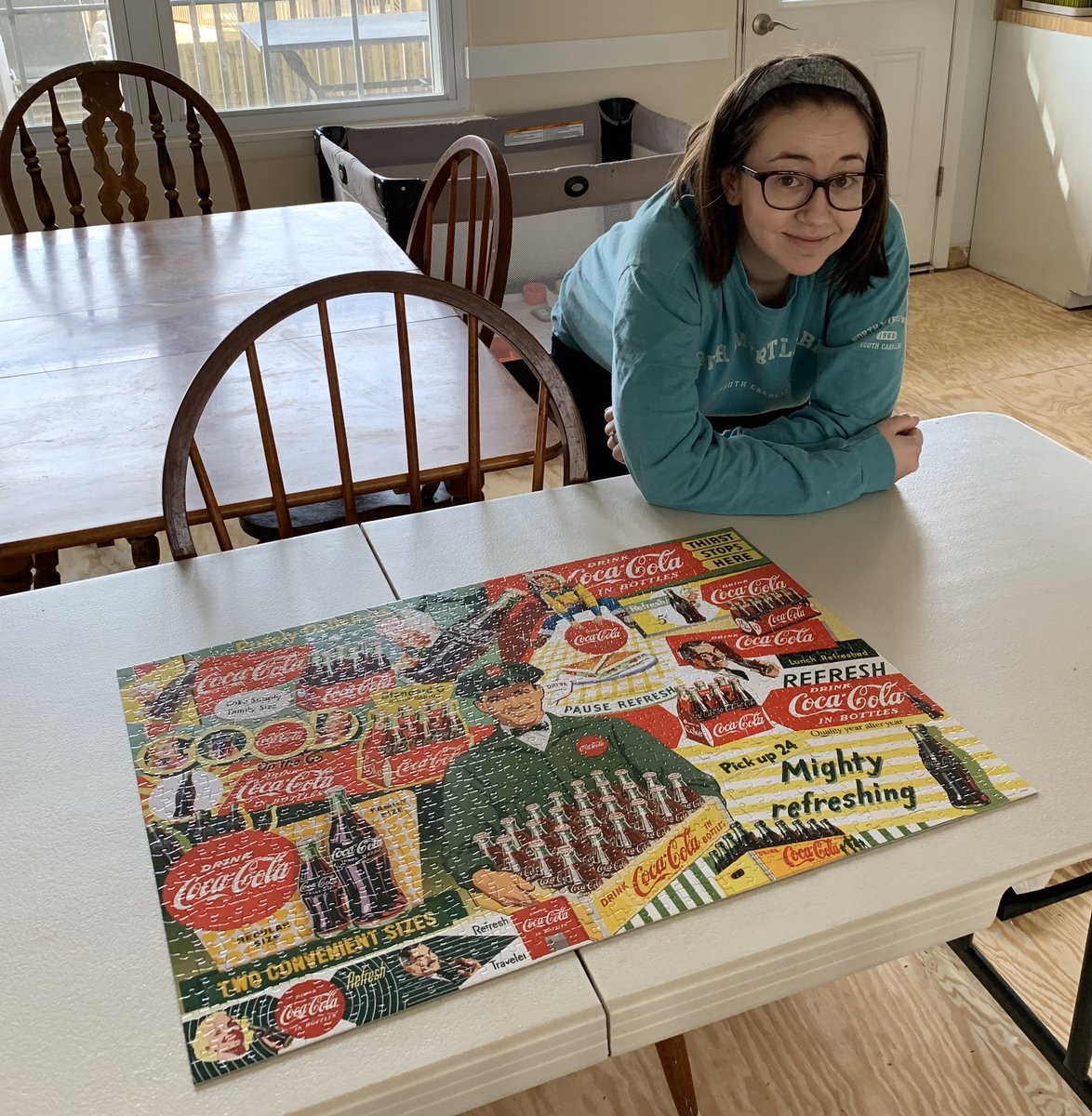 JinksK12's tweet photo. My “talent”/quarantine hobby- I’m good at puzzles! 🧩 #MYMPMS #mpmsworksfromhome @MpMiddle https://t.co/xS9YKtwkWk