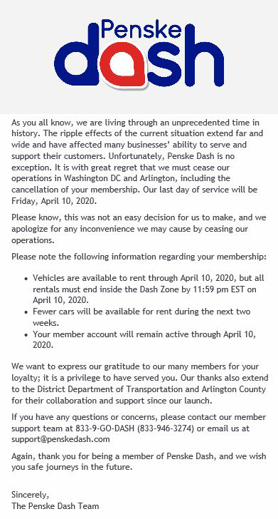PenskeDash's tweet photo. An important announcement from Penske Dash. https://t.co/LUy2bwHntV