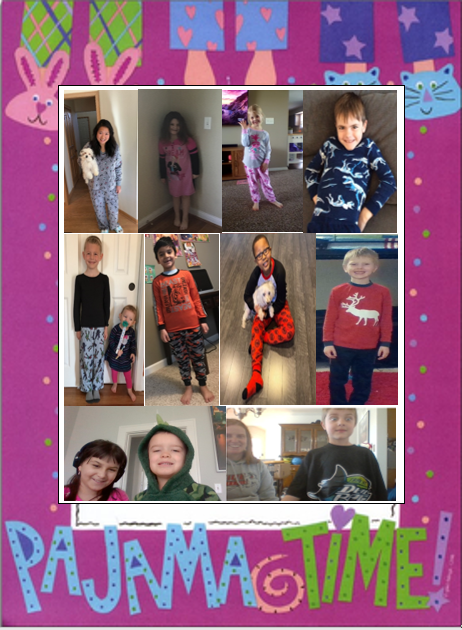 MrsStoneWECS's tweet photo. Virtual Spirit Week Day 1 Mellow Monday: Pajama Day in Mrs. Stone's class for our first day of Remote Learning! We are staying strong, positive, and working together!😀 @LakotaDistrict @HeritageECS #WeAreInThisTogether #WEareLakota https://t.co/DSEQgqaXaa