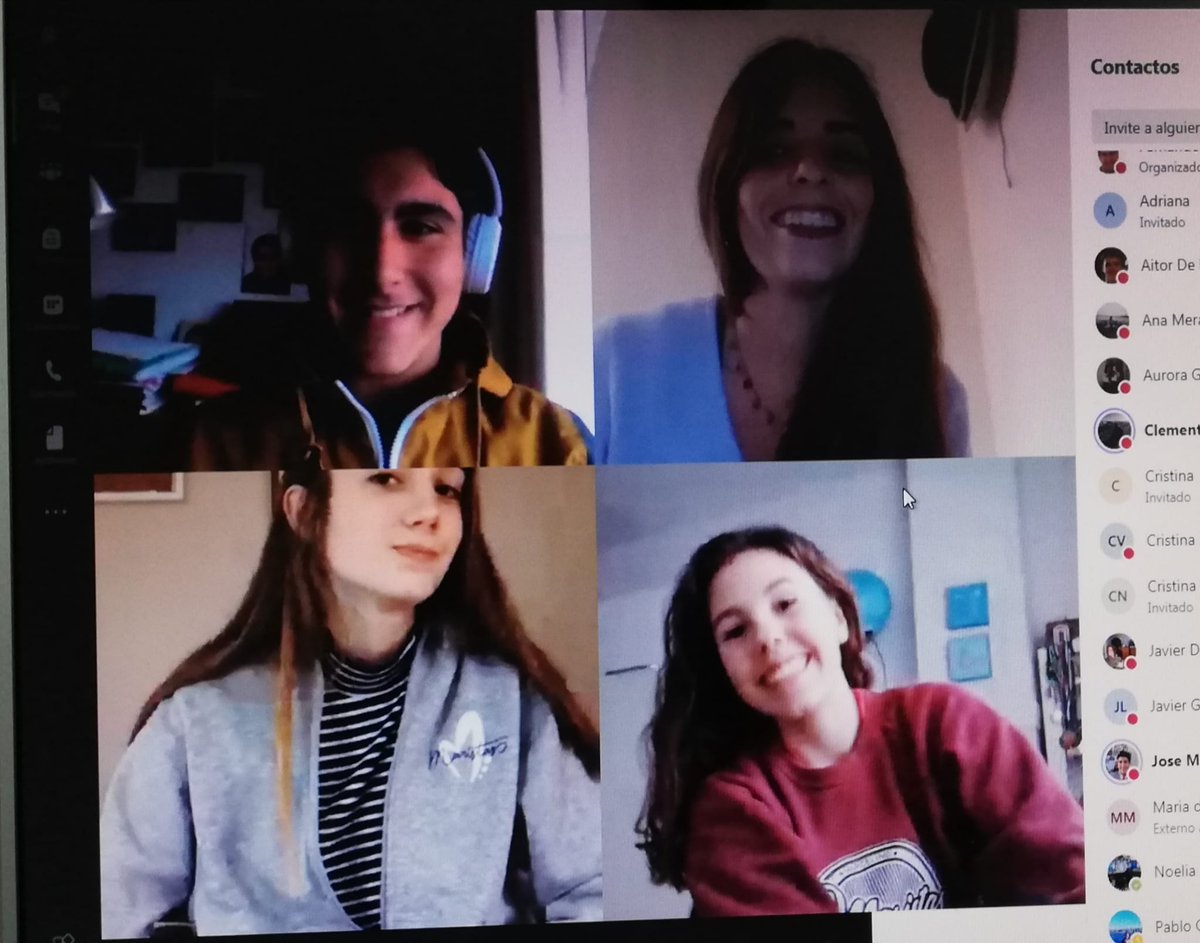 IMÁGENES 📷| En estos momentos estamos llevando a cabo la clase de debate sénior <a href="/MaristasMalaga/">Maristas Málaga</a> con <a href="/CanovasFundac/">Cánovas Fundación</a> mediante #MicrosoftTeams <a href="/MicrosoftEduEsp/">Microsoft Educación</a>