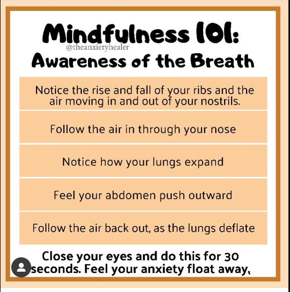 WileySHCW's tweet photo. Tuesday Awareness! 30 secs of relaxation! @Wiley_RYS20 https://t.co/pgbvEUYKf3