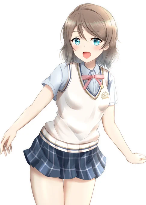 制服交換 #ラブライブ!サンシャイン!! #渡辺曜 https://t.co/kdqz8XvLC5 