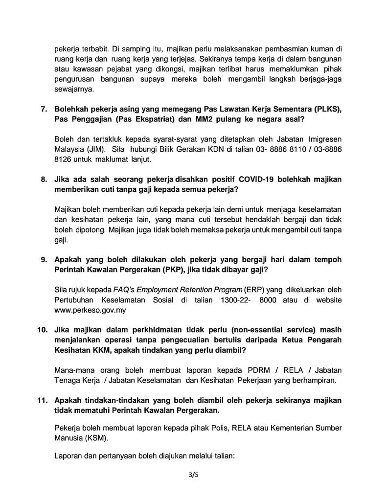 Surat Pekeliling Kerajaan Negeri Mengenai Pekerja Sambilan Harian