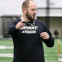 HowardShatsky's tweet photo. Episode 2 of #MeetMyClient features @BryantUFootball OL/Run Game Co./Rec. Co. @CoachCiocci! Steve played #collegefootball at @WagnerUniv where he was All-NEC & had 35 starts. Known for his ability 2 teach technique-Steve is well known in the OL community! Tune in at 1PM est. https://t.co/v0Rk7Yy8YM
