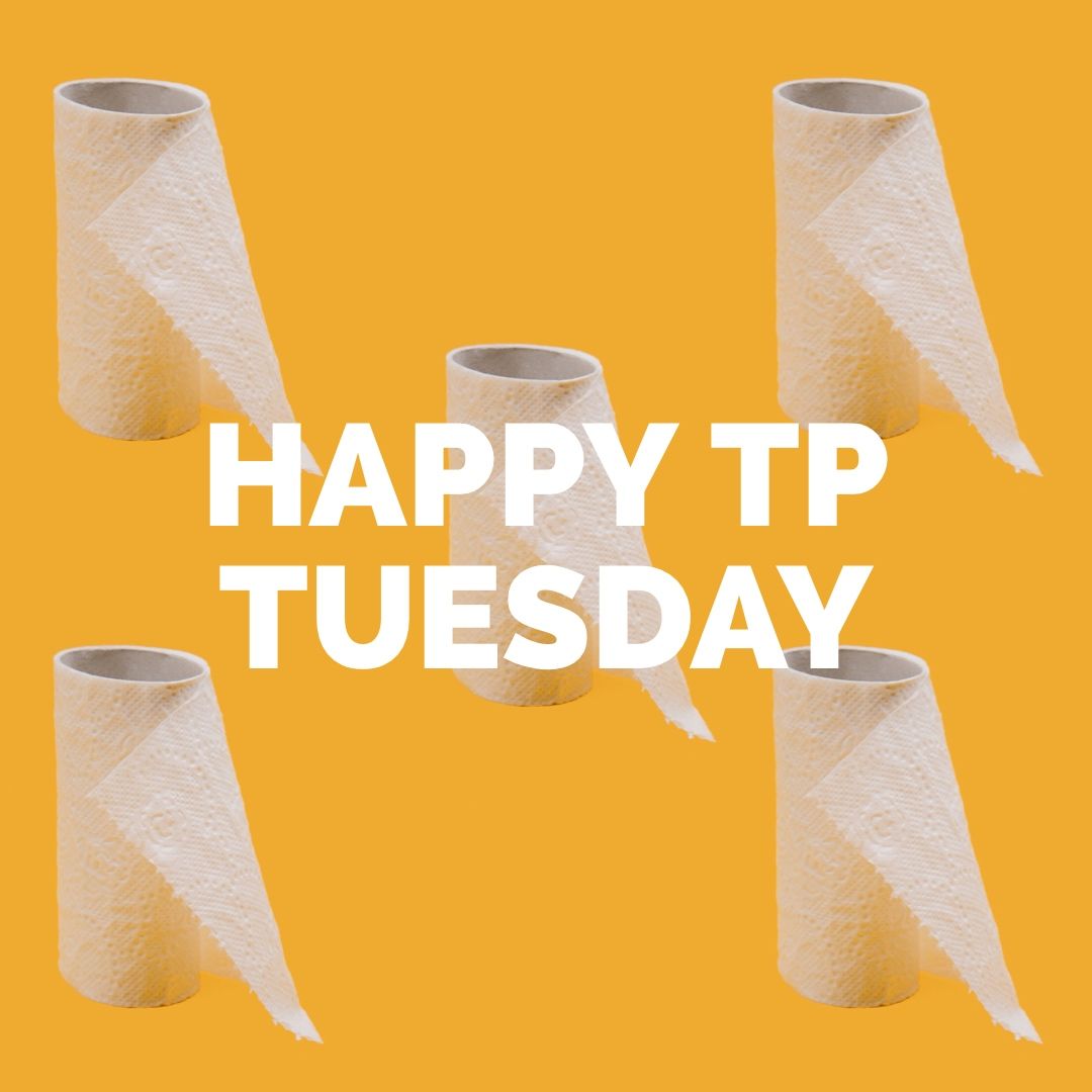 BlazingBagels's tweet photo. Happy #TPTuesday at Blazing Bagels!🧻 

Every Tuesday at Blazing Bagels, we will be offering a roll of toilet paper to EVERY customer who makes a purchase of $30 or more at any of our four locations!

#GoEatABagel 🥯 https://t.co/PcaqQPgUE0