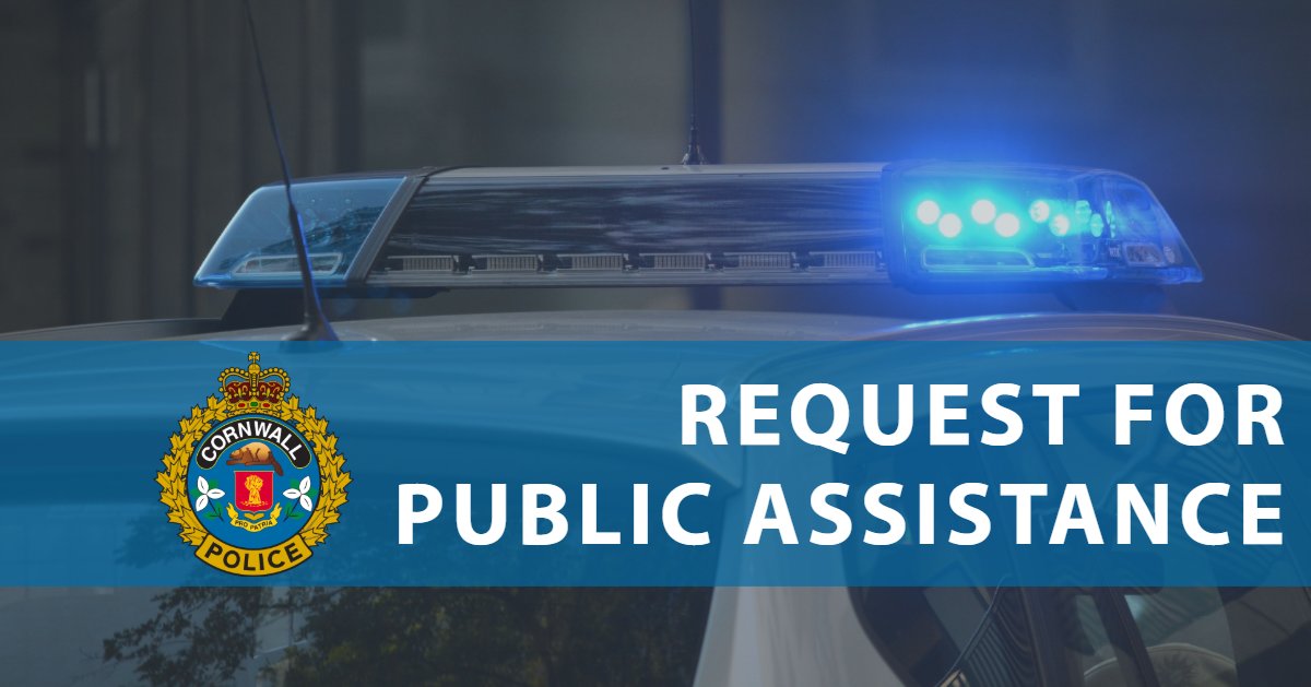 #383-The CPS is requesting public assistance for a suspicious fire that occurred at 825 McConnell Ave on March 27 between 12-6am. Anyone with info is asked to contact D/Cst Blakely at 613-933-5000 x 2754 or call Seaway Valley Crime Stoppers at 1-800-222-TIPS.