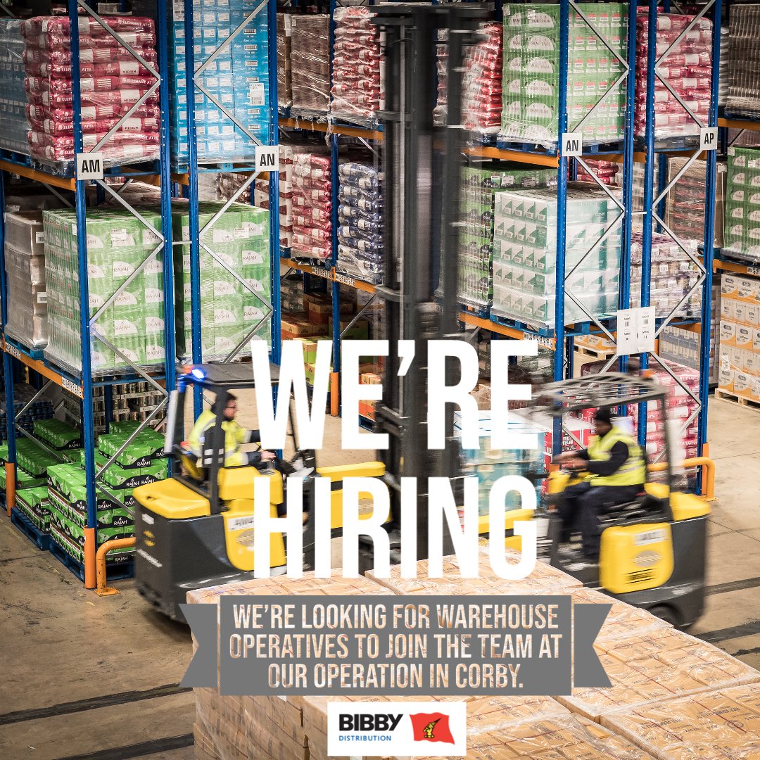 We're looking for Warehouse Operatives to join our team, based at our operation in Corby, both day &amp; night shift available. 

For more details on the role, visit our careers site👇
careers.bibbydist.co.uk/bibbydist/sear…