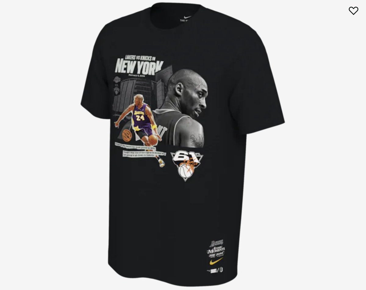 nike kobe iconic moments shirt