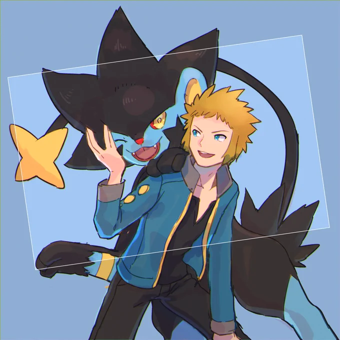 #ポケモントレーナー版深夜の真剣お絵描き60分一本勝負 デンジ～～～ 