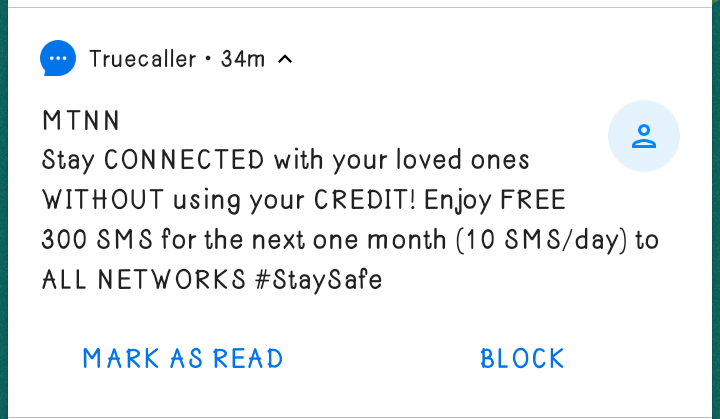 sam_flex's tweet photo. At least @MTNNG gives us free 300 sms for the next one month.
Dem try.
#MakeDataCheap https://t.co/JM4h7HLEF0