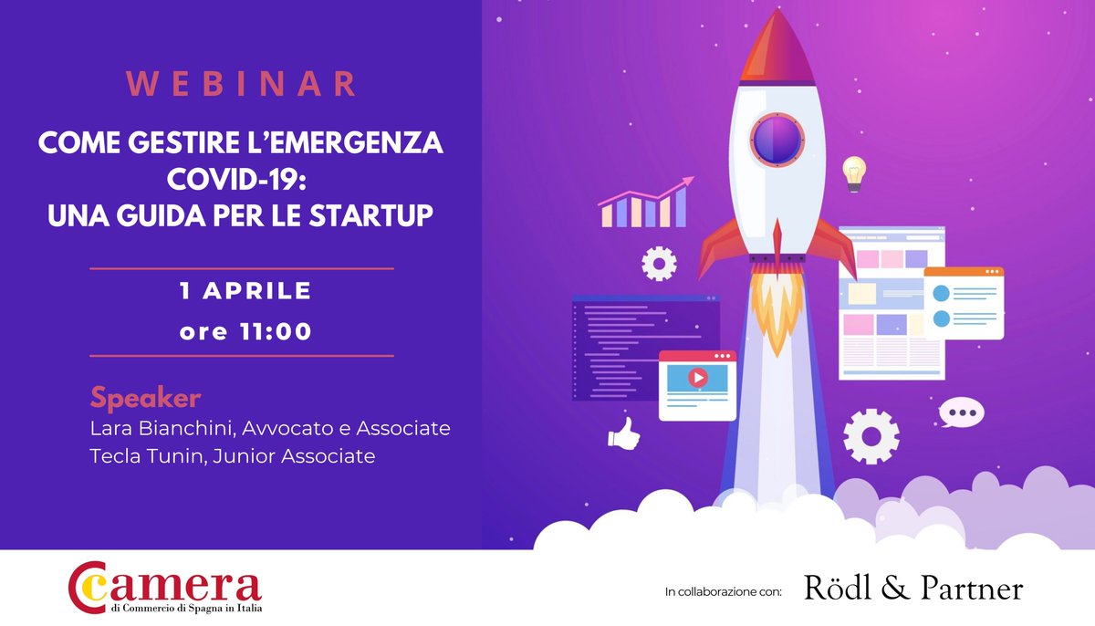 INNOVUPnet's tweet photo. 👉Segnaliamo questo webinar gratuito organizzato per domani dal nostro socio #Roedl con la @CamacoesIT a favore delle startup.
 
📅Inviare una mail a beatrice.marchiori@camacoes.it per poter ricevere il link di accesso alla sessione. https://t.co/8paPOi5mBH