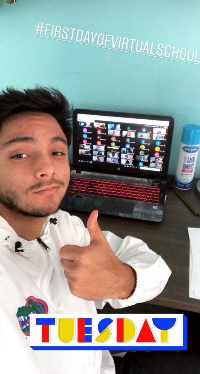 DwyerHS's tweet image. #FirstDayOfVirtualSchool pictures. Keep ‘em coming! Tag @DwyerHS and hashtag #FirstDayOfVirtualSchool