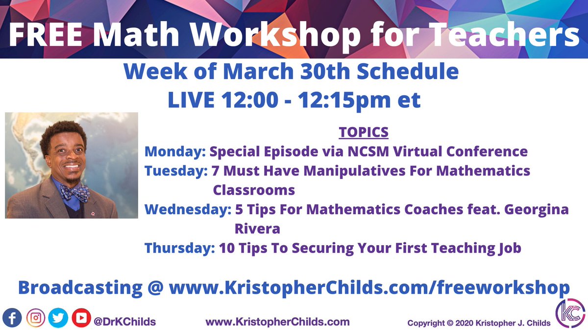 Dr. Kristopher J. Childs (he/him) tweet media