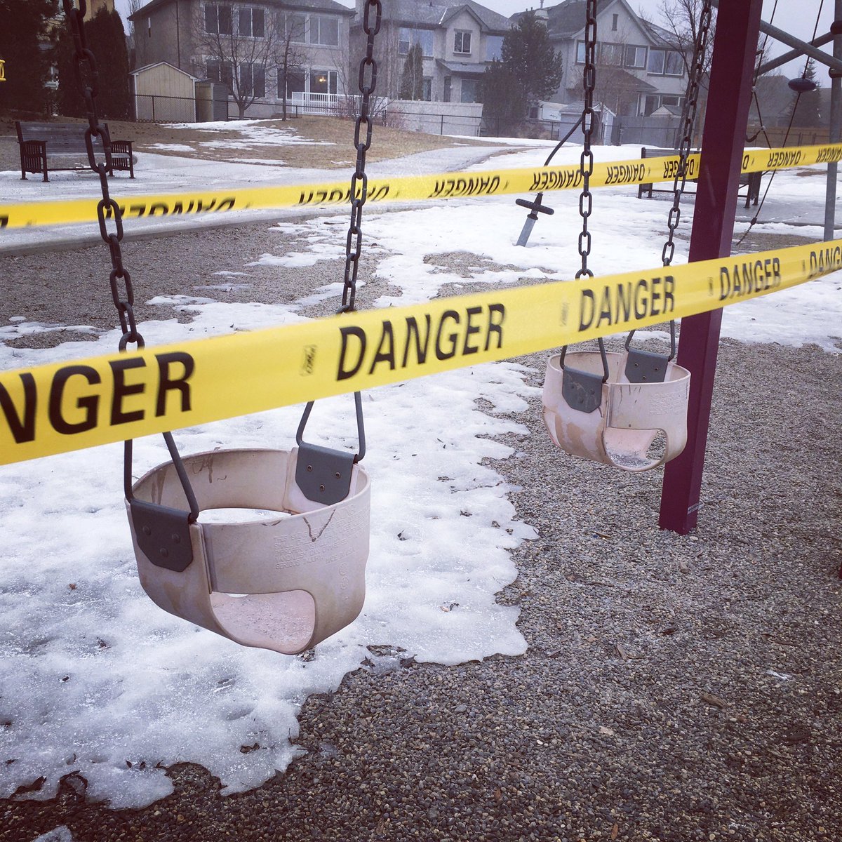 DATragedies's tweet photo. DANGER... such a shocking site. Playgrounds are closed. We know it is hard, especially for children. We are working on creating resources for kids - activity books, children’s books, colouring books, etc. All free to download on our website. #pandemic #covid_19 #socialdistancing https://t.co/6L6dCwB1pe