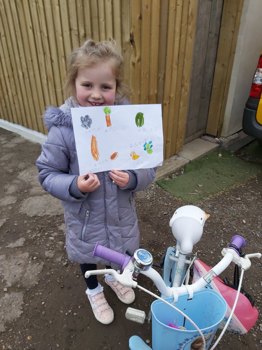 HaleyHurdus's tweet photo. @JCAWakefield Isabelle looking out for the things on her list she wrote, on our daily walk/bike ride ❤ https://t.co/LlcaCbsZ4z