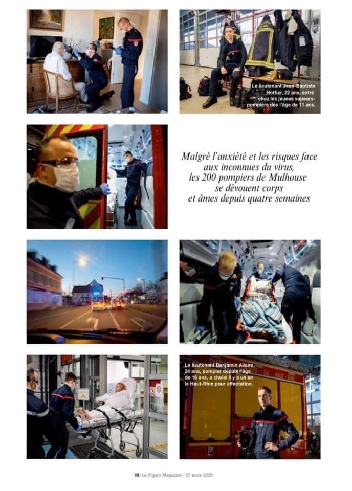 herve2017's tweet photo. #SapeursPompiers « malgré l’anxiété &amp; les risques face aux inconnues du virus, les 200 #pompiers de #Mulhouse se dévouent corps &amp; âmes depuis 4 semaines » comme 240.000 volontaires, pros ou militaires 🇫🇷 Merci @Le_Figaro @KlinkertBrigitt, bravo #JSP @PompiersFR  @AllioneFNSPF https://t.co/MeVu9A9KDC