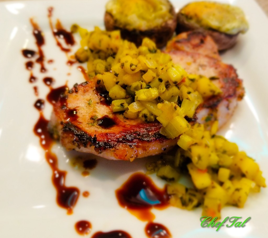 citysims's tweet photo. Broiled Pork Chop Apple Celery Relish with Artichoke, Spinach and Asiago stuffed Portobellos
#porkchops #apple #celery #relish #portobellomushroom #artichoke #asiago #spinach
#coronacooking #chef #FormerWhiteHouseChef #foodrepublic #FreshIsAlwaysBetter #RadFoodChefs #cheflife https://t.co/7AhqWMDNMS