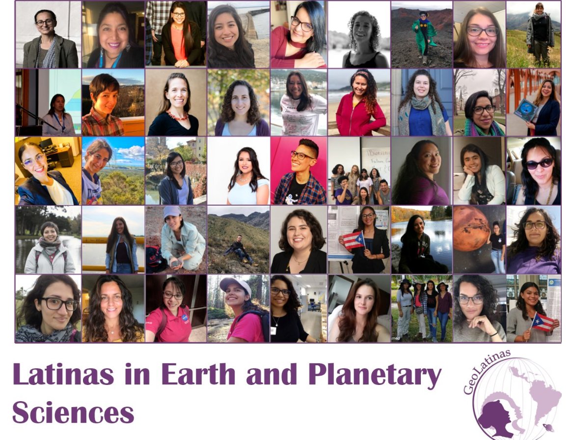 This week  @STEMsuperheros & I are promoting  #WomeninSTEM.You MUST check out  @GeoLatinas, a network that embraces, empowers, & inspires Latinas in Earth & Planetary sciences. Learn more https://bit.ly/3dGTWHK Get involved https://bit.ly/2WYDGfs 