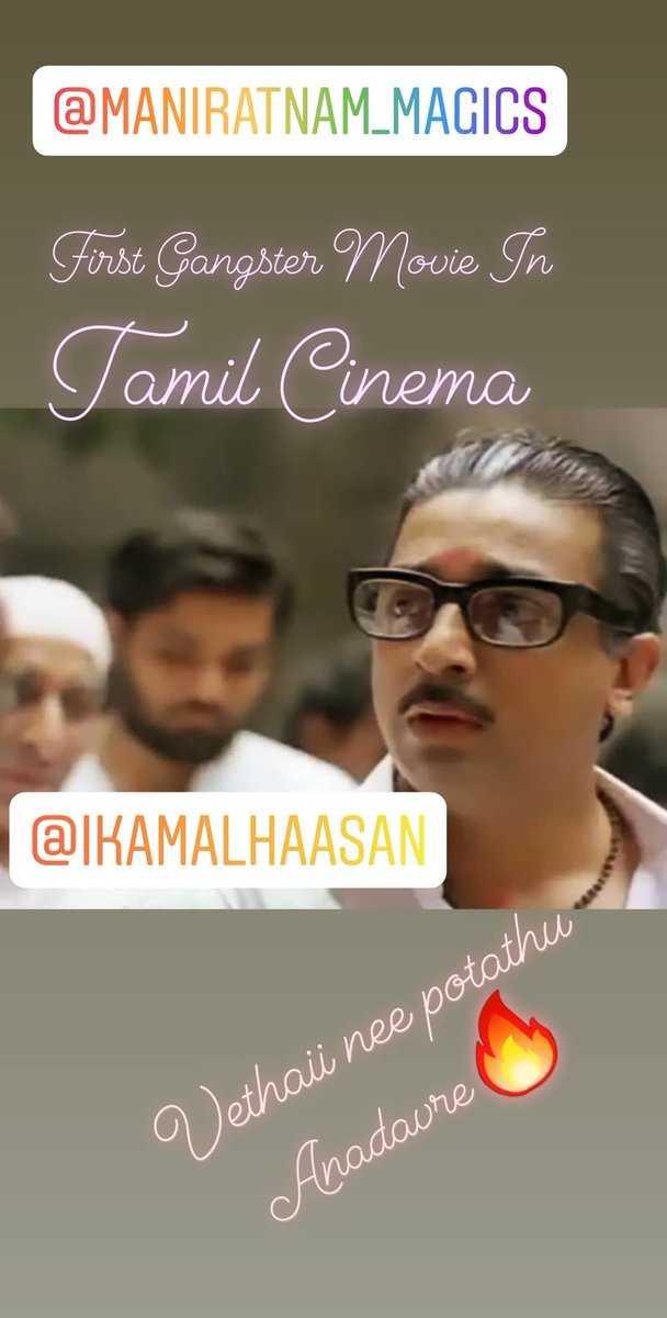 pavithit's tweet photo. @ikamalhaasan #Nayakan  🔥 https://t.co/NpON4JxiQf