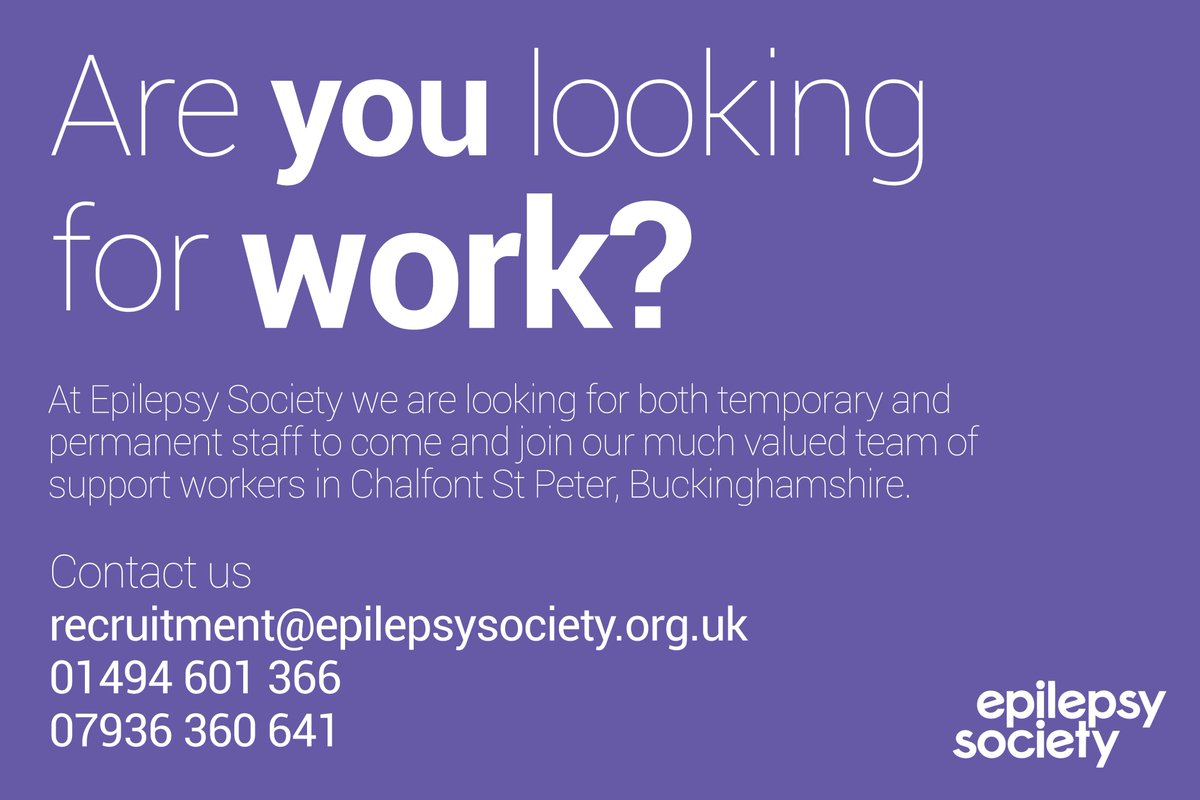 epilepsysociety's tweet photo. Whether you are seeking temporary or permanent employment, have answered the NHS call out for retired nurses to help tackle Covid-19, or you are looking to work as a volunteer, we would love to hear from you. Details below!👇We'd be so grateful if you could retweet💜 https://t.co/X3Yetwdvuj