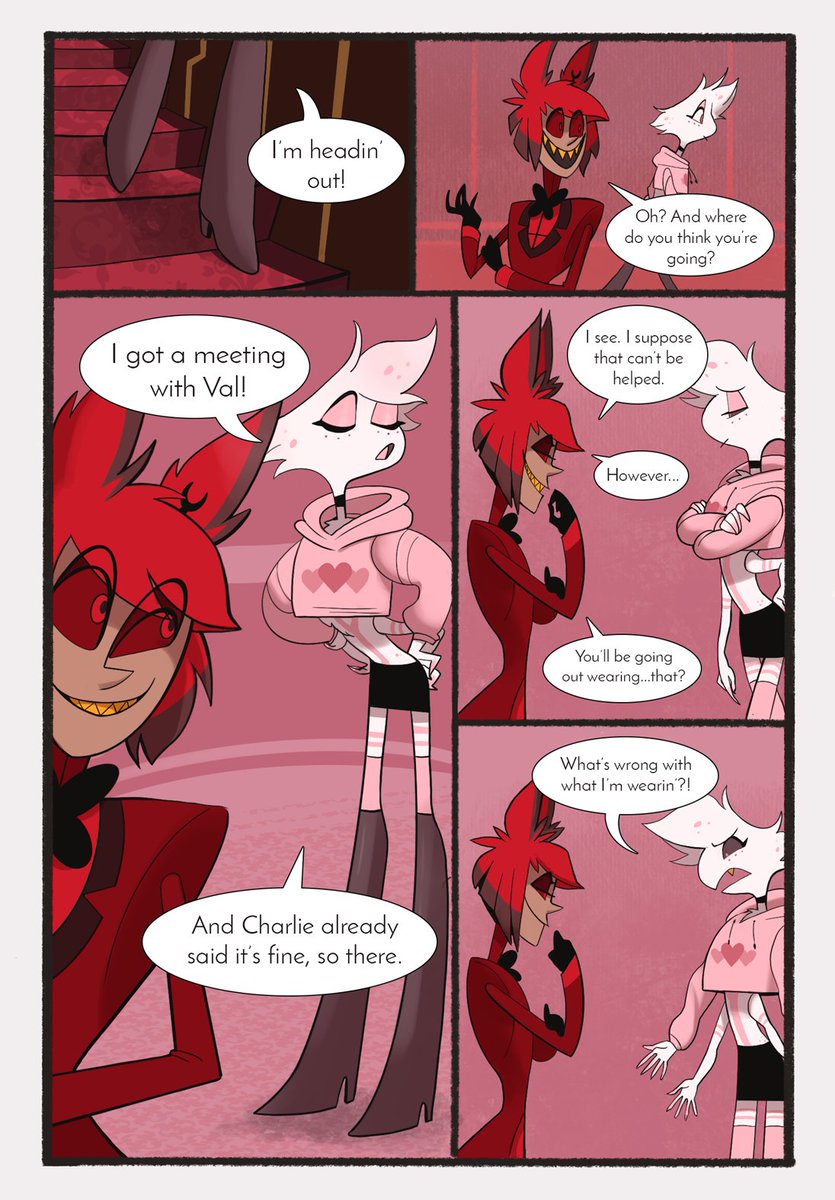 dreadfluent's tweet photo. Dream a Little Dream of Me (part 1/2)

#HazbinHotelFanart #radiodust https://t.co/63L3HcVs3U