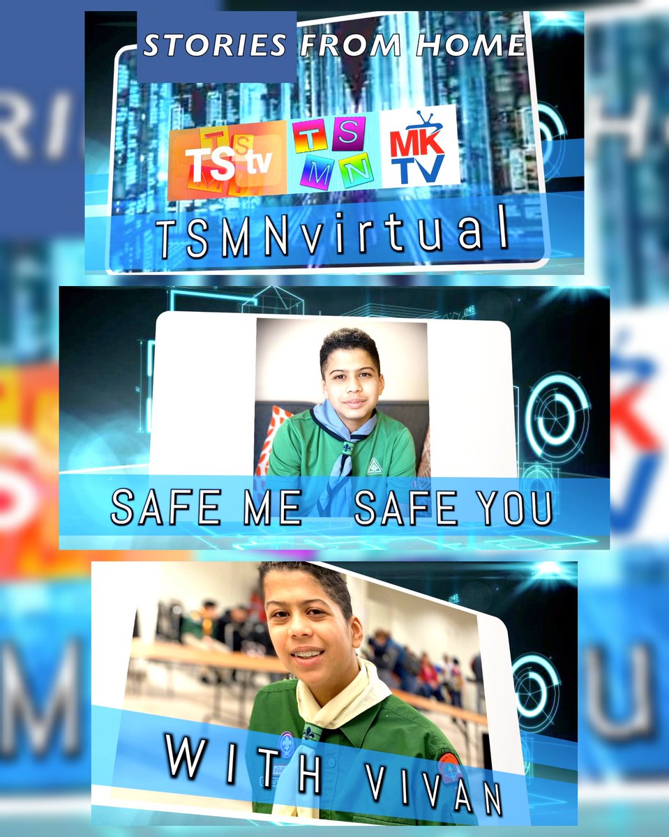TSMN_studios's tweet photo. #TSMNvirtual presents a brand new #series #Safeyousafeme w/ your host @ysp_vivan Episode one at 11:30 this morning! #Storiesbyandaboutstudents #Storiesfromhome https://t.co/iLvG8GGHey