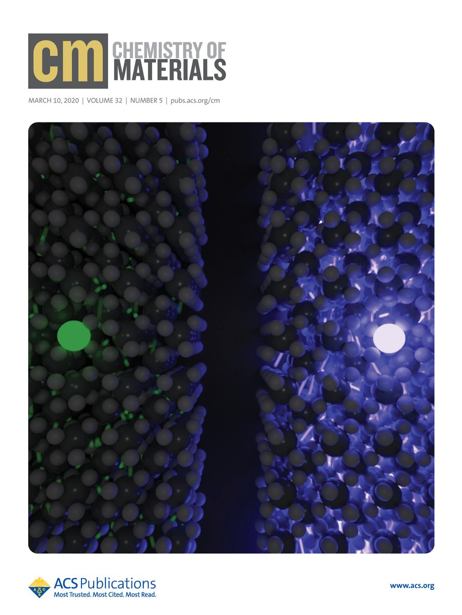 livunisire's tweet photo. Cover art in @ChemMater by @bad_williamson illustrates the higher-mobility electrons in “resonant” Ta-doped SnO2 (right, blue) compared to the "slower" electrons present in the conventionally doped Sb-doped SnO2 (left, green) transparent conducting oxide. https://t.co/FdoN8IgoFn https://t.co/AZTpGdXsX2