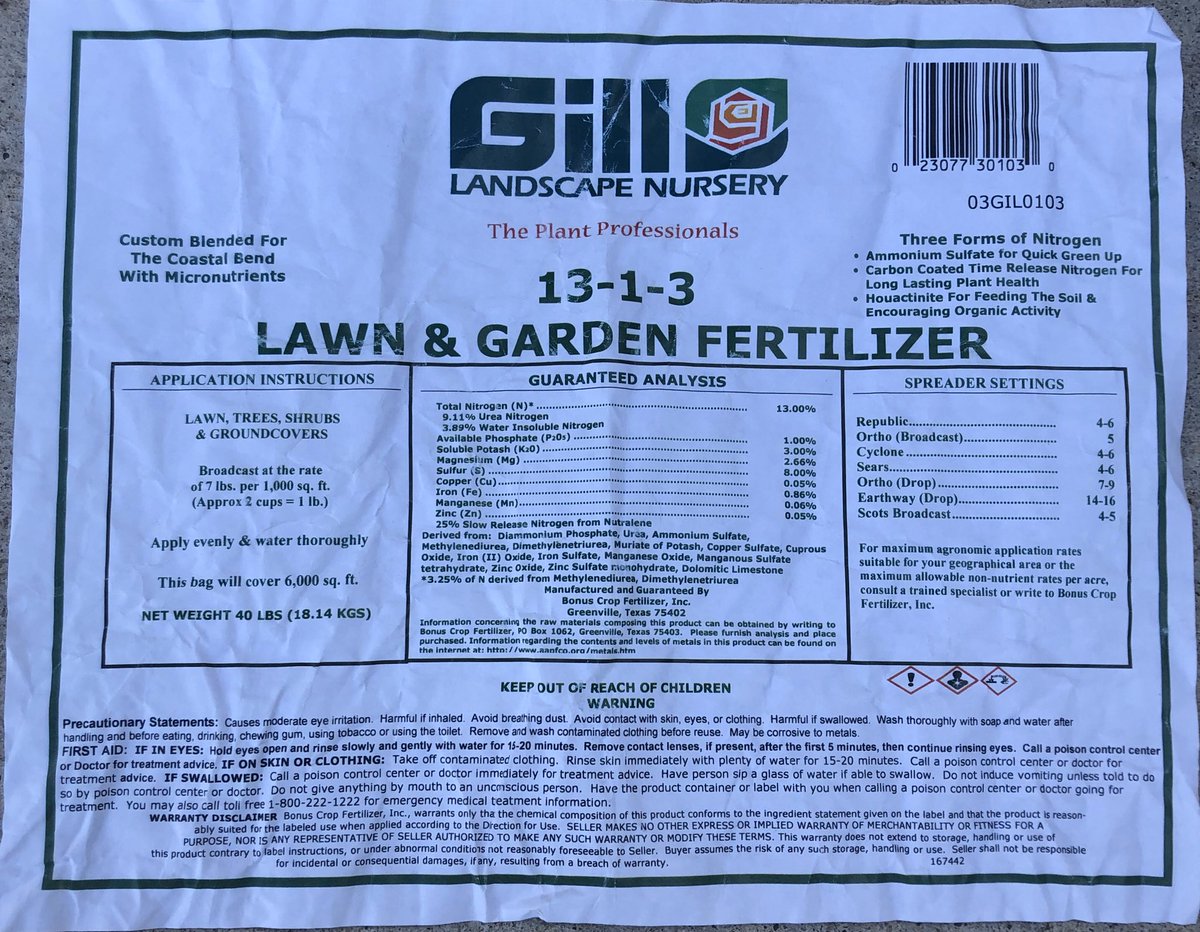 donslawns1's tweet photo. Local fertilizer is the best fertilizer! Look at the pop of growth and color in just 4 days!! Applied 7#/1k, and the lawn is loving it. π
#supportlocal #localnursery #shoplocal #fertilizer #staugustinegrass #lawn #lawncare #lawncarenut #corpuschristi #texas #youtube #donslawns https://t.co/Y6TaV5QvBa