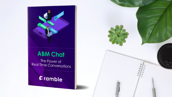 RambleChat's tweet image. We are thrilled to release our newest E-Book - "ABM Chat: The Power of Real-Time Conversations". If you'd like to bolster your Account-Based Marketing efforts in a rapid and cost-effective manner, this is a must read! Get your copy here 👉 hubs.ly/H0p3mbT0